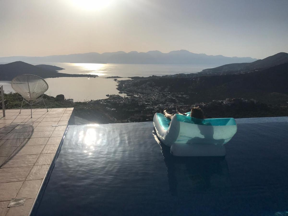 Villa Estée, luxury villa with private infinity pool&jacuzzi Elounda Extérieur photo