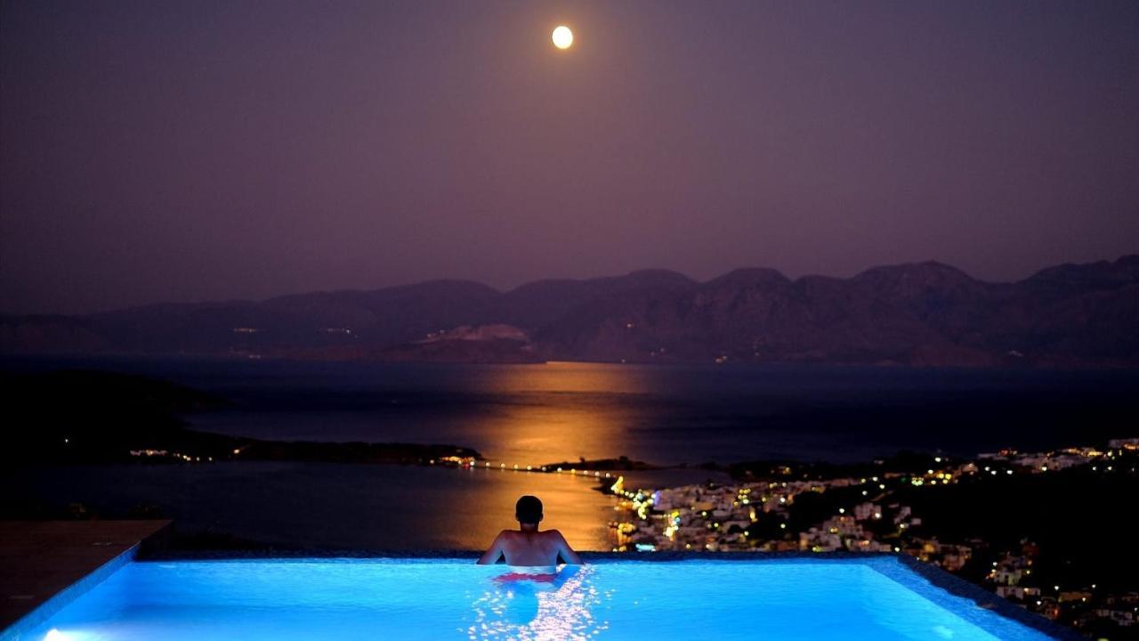 Villa Estée, luxury villa with private infinity pool&jacuzzi Elounda Extérieur photo