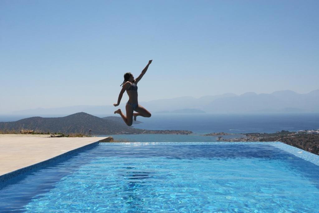 Villa Estée, luxury villa with private infinity pool&jacuzzi Elounda Extérieur photo