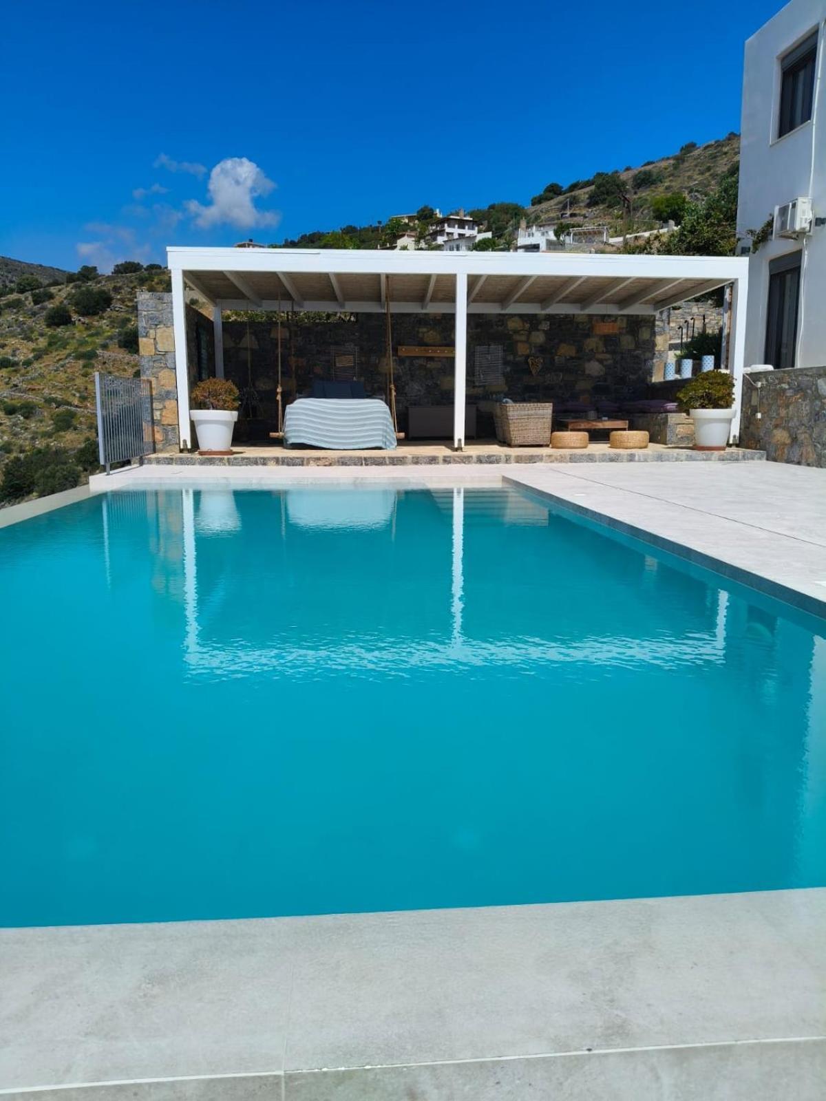 Villa Estée, luxury villa with private infinity pool&jacuzzi Elounda Extérieur photo