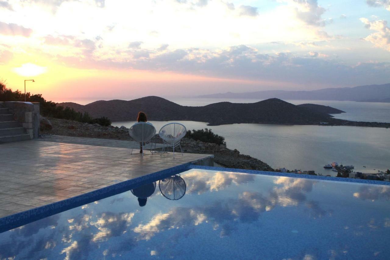 Villa Estée, luxury villa with private infinity pool&jacuzzi Elounda Extérieur photo