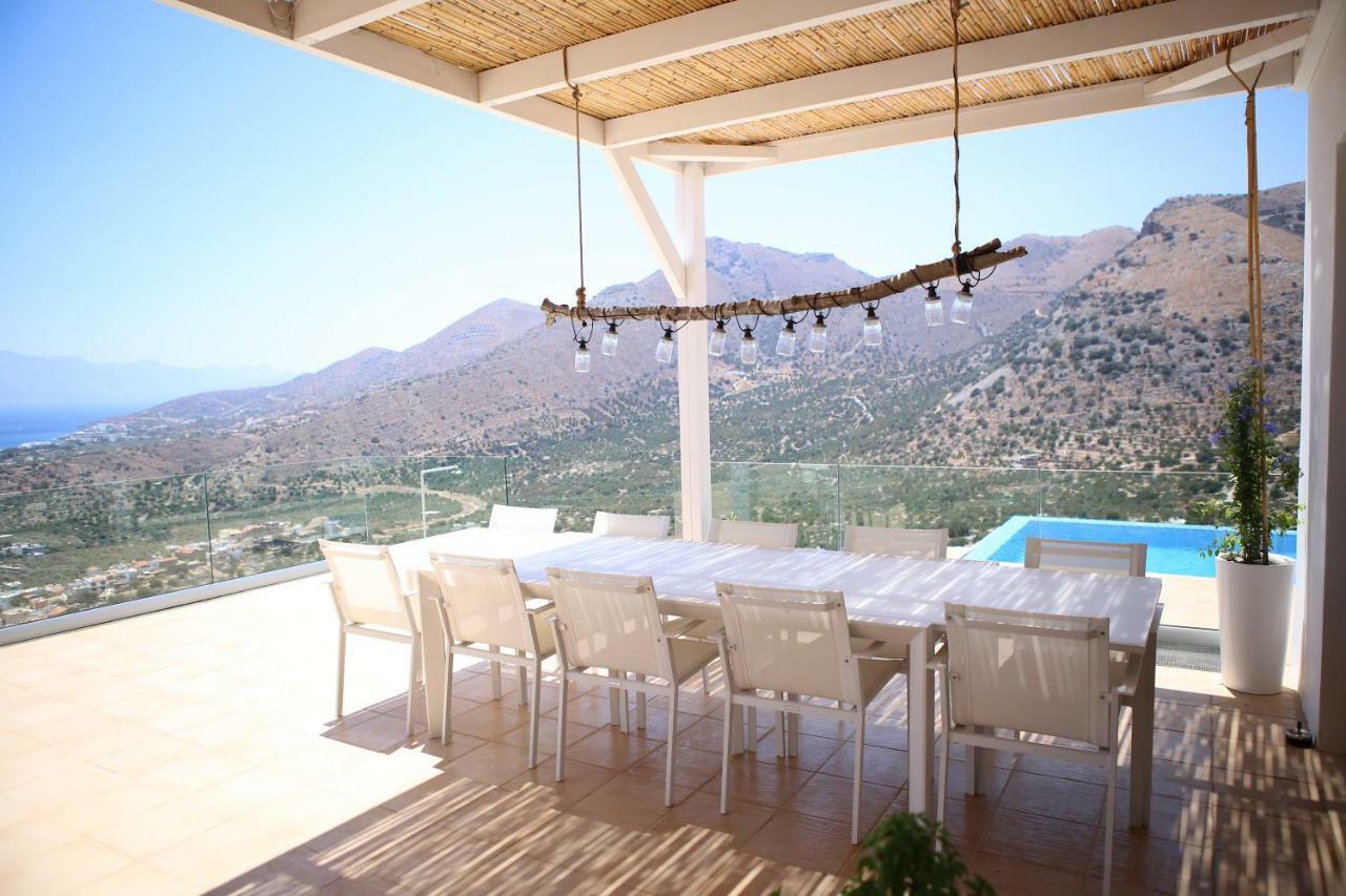 Villa Estée, luxury villa with private infinity pool&jacuzzi Elounda Extérieur photo