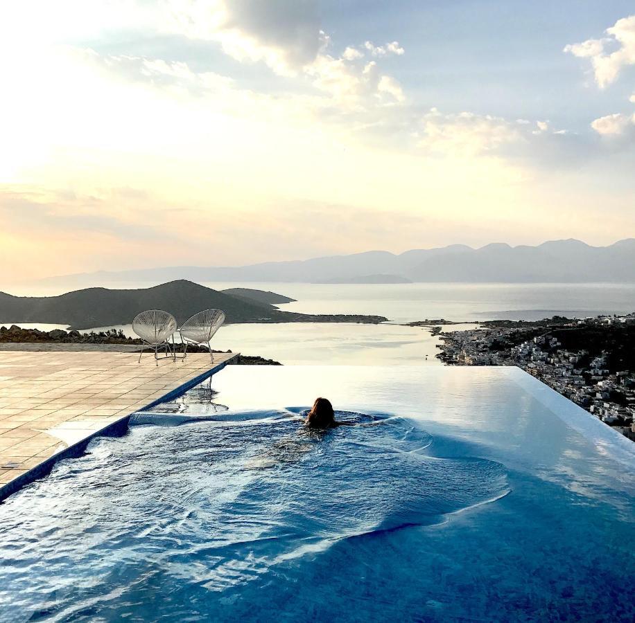 Villa Estée, luxury villa with private infinity pool&jacuzzi Elounda Extérieur photo